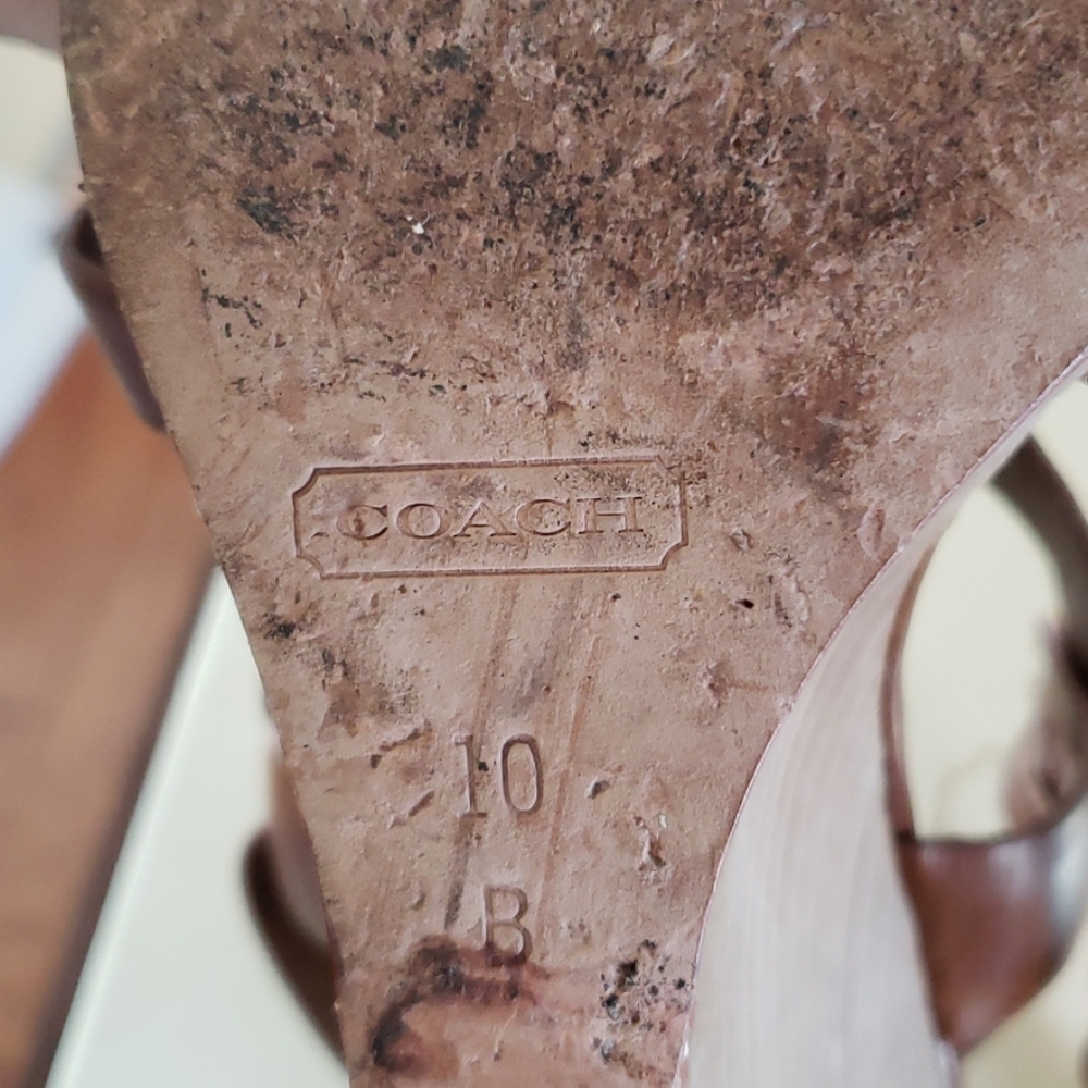 COACH Macy Vachetta Cowboy Wedge - Picture 6 of 7